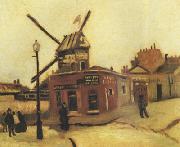Vincent Van Gogh Le Moulin de la Galette (nn04) oil painting artist